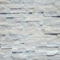 Akmens panelė, kvarcitas "Snow White" 15x60 cm, (1pak=0,72m2)